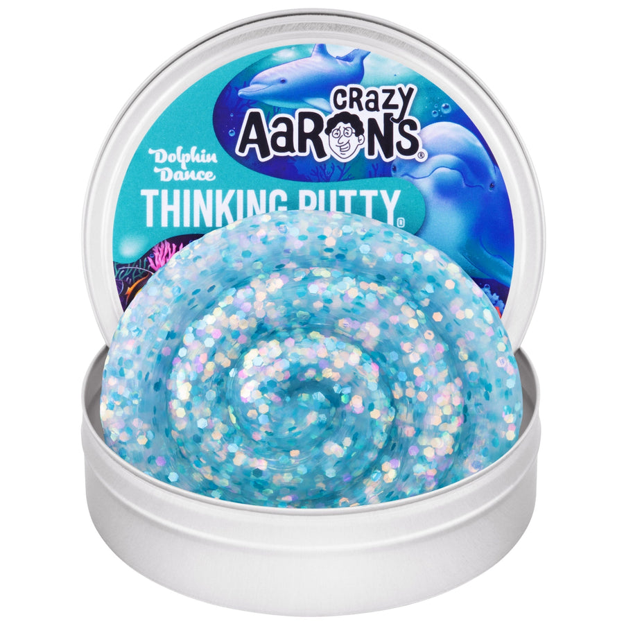 Dolphin Dance - 3.5" Thinking Putty Tin L5